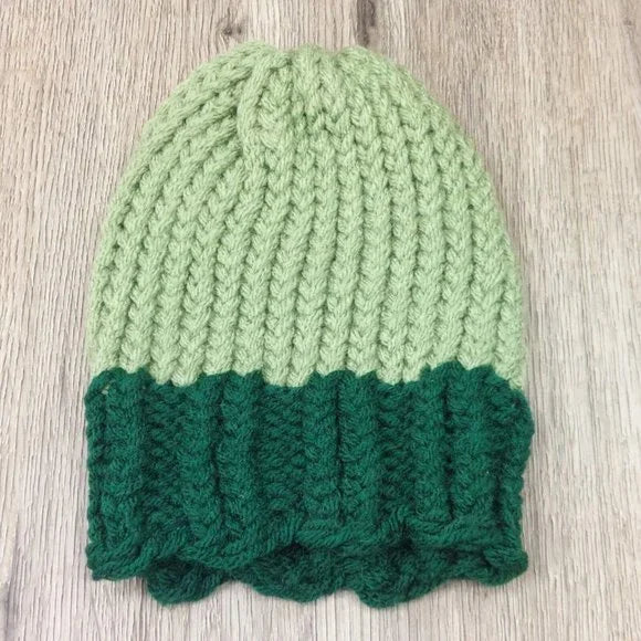 Kids Winter Hat Toddler 100% Wool Knitted Handmade Warm Beanie Crochet Bonnet