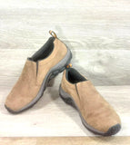 Merrell Men's Jungle Moc Nubuck Waterproof Leather Brown Men’s Size 10.5 Slip On
