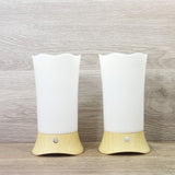 Cordless Lamp Battery Operated Portable 7" Lamps Set of 2 Night Light Desk