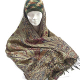 Women Winter Warm Scarf Shawl Wrap Blanket Scarves Holidays Gift for Her 2 Sided