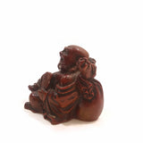 Beautiful Laughing Buddha Statue Buddhism Figures 2 inches