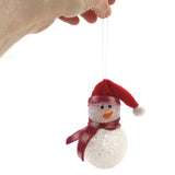 Ornament Snowman Hanging Christmas Tree Décor Holiday Seasons Gift Red Hat  VTG