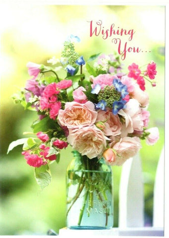 Lot of 3 Happy Birthday Flower Wishes Greeting Card Trader Joe's