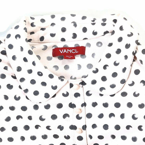 VANCL Fashion Women Long Sleeves Mini Dress Unique Vintage Pink