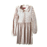 VANCL Fashion Women Long Sleeves Mini Dress Unique Vintage Pink