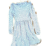 VANCL Fashion Women Long Sleeves Mini Dress Unique Vintage Pink