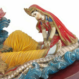 Lord Vishnu Ananta Shesha Mother Lakshmi Lord Brahma Statue 8” Hinduism