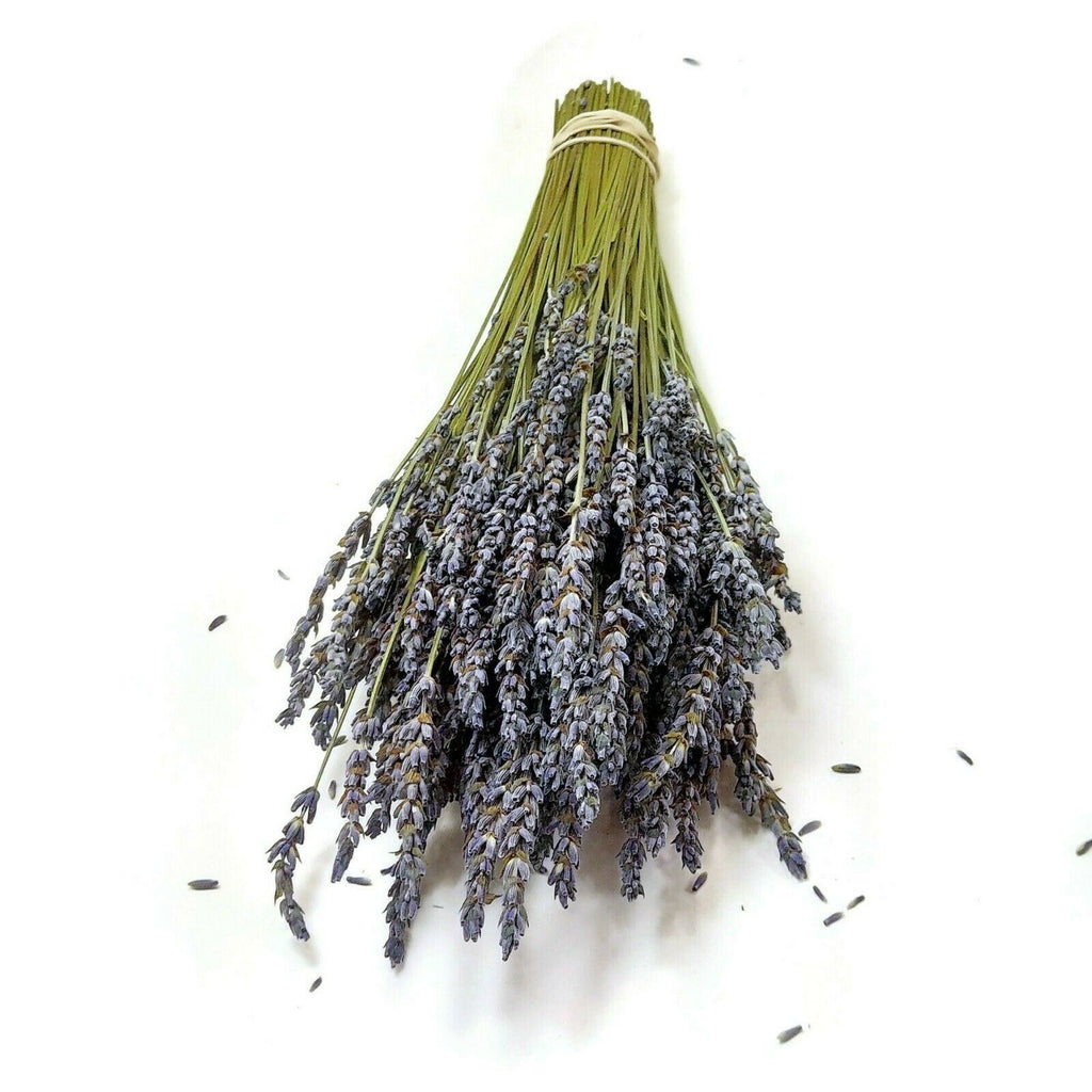 Natural Dried Grosso French Lavender Flower Bunch Home Deco Bouquet Herb Scented
