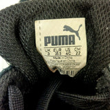 Puma Smash Youth Black White Suede Athletic Comfort Walking Sneakers Size 4C