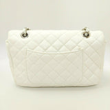 Luxury Handbag Classic Silver Chain Shoulder Bag Crossbody Purse Women Bag White