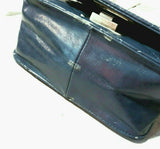 Luxury Handbag Classic Copper Chain Shoulder Bag Crossbody Purse Women Blue