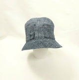 Fabric Boys Girls Bucket Hat Summer Sun Protection Kids Cap Jeans Color