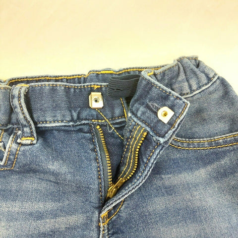 Unisex Baby Gap 1969 Soft Blue Jeans W/Adjustable Waist Size 4 Years