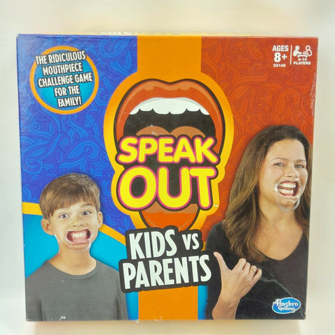 Speak Out Kids vs Parents Mouthpiece Challenge Family Game