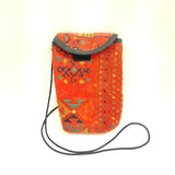 Cell Phone Fabric Shoulder Purse Sun Glasses Padded Bag Boho Hippie Pouch Nepal