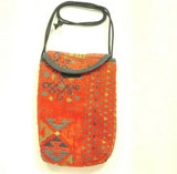 Cell Phone Fabric Shoulder Purse Sun Glasses Padded Bag Boho Hippie Pouch Nepal