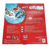 SwimWays Spring Float Recliner Swim Lounger for Pool Light Blue