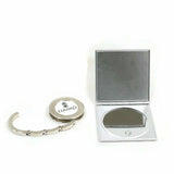 Lladro Compact Foldable Bag Hanger Portable Hook Holder for Desk and Mirror Set
