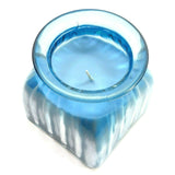 Chamomile Scanted Glass Jar Container Candle Perfume Home Décor Fragrance Bluish