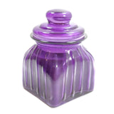 Lavender Scanted Purple Glass Jar Container Candle Perfume Home Décor Fragrance