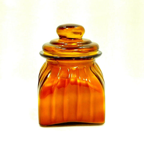 Orange Scanted Glass Jar Container Natural Candle Perfume Home Décor Fragrance