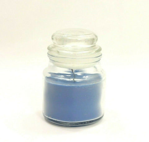 Sweet Scanted Blue Glass Jar Container Candle Perfume Home Décor Fragrance