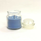 Sweet Scanted Blue Glass Jar Container Candle Perfume Home Décor Fragrance