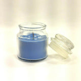Sweet Scanted Blue Glass Jar Container Candle Perfume Home Décor Fragrance