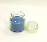 Sweet Scanted Blue Glass Jar Container Candle Perfume Home Décor Fragrance