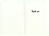 Lot of 2 Trader Joe's Thank You Wishes Greeting Cards Blessing Bird & Flowers