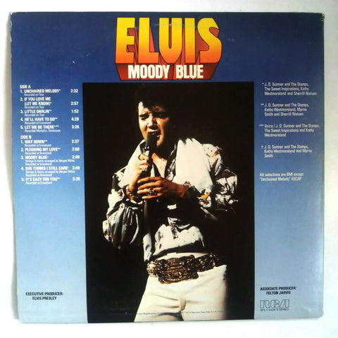 Elvis Presley ‎– Moody Blue Vinyl LP 12'' Record  RCA Victor ‎– AFL1-2428