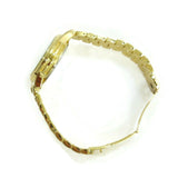 Unisex Gold Tone Color  Bracelet Jewelry Wrist Watch