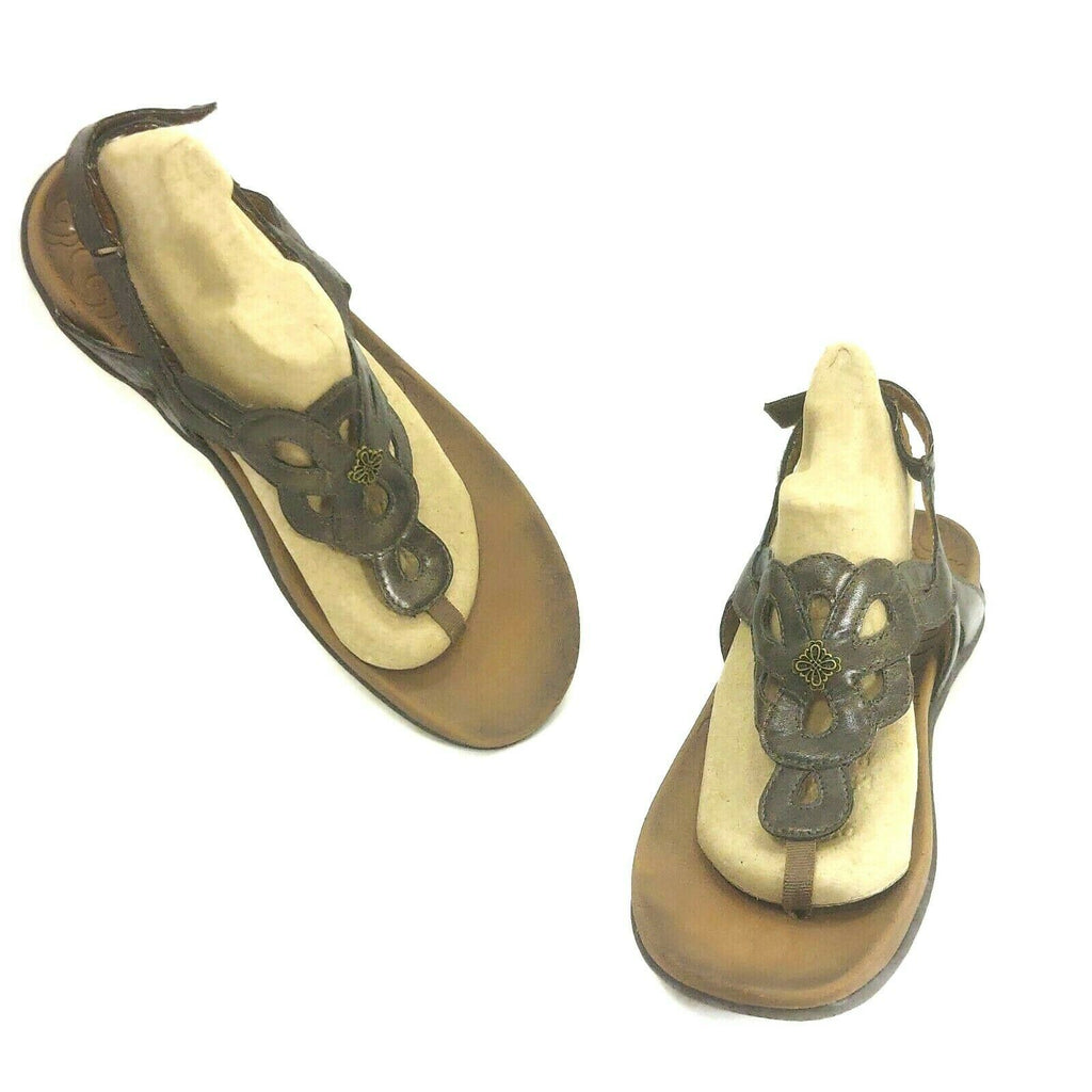 Women's Rockport Cobb Hill by New balance Ramona Thong Sandal Bronze Metallic