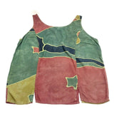Women's Casual Sleeveless Round Neck Tops Loose Blouse Tops Tee T-Shirt Bordeaux