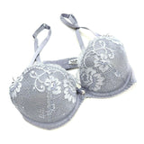 Aubade Paris Bra Intimates Lace Light Padded Brassiere Waistcoat Pink Or Gray