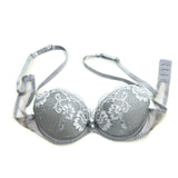 Aubade Paris Bra Intimates Lace Light Padded Brassiere Waistcoat Pink Or Gray