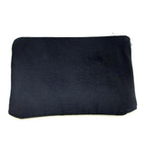 Blue Eye Canvas Zipper Travel Makeup Pouch Bag W/Pink Stuffed Figural Gift Set