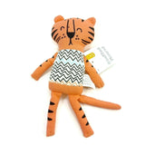 Blue Eye Canvas Zipper Travel Makeup Pouch Bag W/Pink Stuffed Figural Gift Set