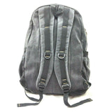 Student Backpack Travel Hiking Camping Canvas Shoulder Bag Outdoor Handbag Gray