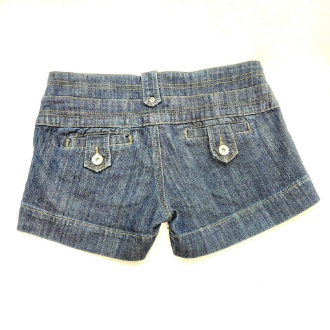 Ci Sono Women's Blue Jeans Pants Low Rise Shorts Size S