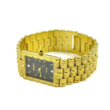 Unisex Elgin Watch Jewelry Dress Bracelet Luxury Wrist Watch Goldtone/Black