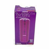 Sylvania Bluetooth Speaker IPX4 Wireless Waterproof Outdoor Stereo Bass Purple