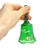 Glass Bell North South Carolina 2 Bells Set Gift Souvenir Memento VTG Collection