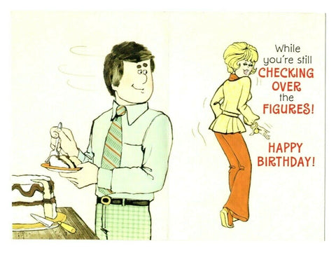 Birthday To Husband Greeting Card Ambassador Humor Happy Birthday Wishes Vintage