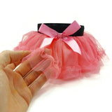 Baby Tutu Skirt W/Ribbon Tulle Pink Skirt 3-6M Infant Little Girl Cute Miniskirt