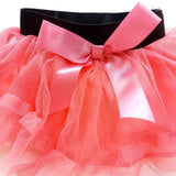 Baby Tutu Skirt W/Ribbon Tulle Pink Skirt 3-6M Infant Little Girl Cute Miniskirt