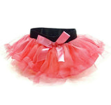 Baby Tutu Skirt W/Ribbon Tulle Pink Skirt 3-6M Infant Little Girl Cute Miniskirt