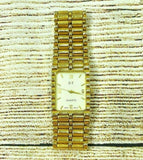 Unisex Quartz Watch Jewelry Bracelet Wristwatches Luxury Wrist Watch Goldtone
