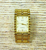 Unisex Quartz Watch Jewelry Bracelet Wristwatches Luxury Wrist Watch Goldtone