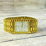Unisex Quartz Watch Jewelry Bracelet Wristwatches Luxury Wrist Watch Goldtone